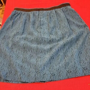 George Black  on Blue Mini Skirt Lined With Pockets size 12 NWOT